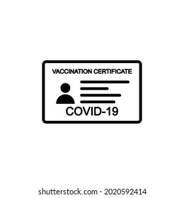 Covid-19 Vaccine Card Icon, Vaccination Against Covid-19, With Transparent Back