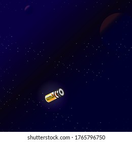 Covid-19 Vaccine Concept, Advertising, Illustration design. art, line, drawing, cartoon, funny