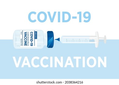 Covid-19 Vaccine, Coronavirus Vaccination, Vaccination Poster, Covid-19 Poster, Get Your Vaccine, Pandemic, Covid Poster, Vector Illustration Background	