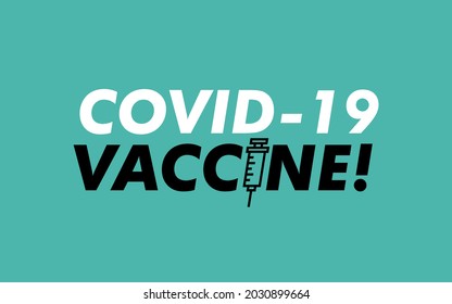 COVID-19 Vaccine Logo Template, Corona virus vaccine logo template.