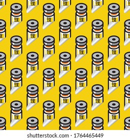 COVID-19 Vaccine lovers Concept, Illustration design, pattern, art, line, drawing, cartoon, funny.