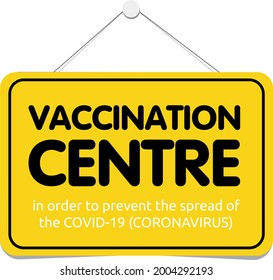 Covid-19 vaccine now available sign, coronavirus vaccination notice sign. covid-19 vaccine centre. Coronavirus disease COVID-19 infection medical vaccine with typography and copy space.