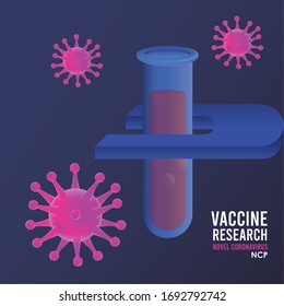 covid19 vaccine search with particles and tube test