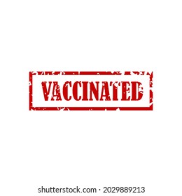 covid-19 vaccine sign. the logo has been vaccinated against the corona virus. the stamp has been vaccinated against the covid-19 coronavirus vaccine campaign