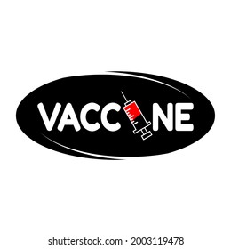 Covid-19 Vaccine Stickers, Covid Stickers, Covid-19 Stickers I've Been Vaccinated, Coronavirus Vaccination Labels. Black color background Vector Illustration.