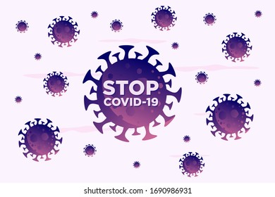 covid-19 vector, 3d 2019-nCoV novel coronavirus model, danger virus background