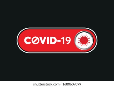 Covid19 vector logo for  turkey