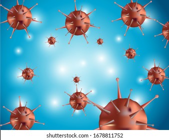 Covid-19 Vector Virus Illustration for Various Related Work