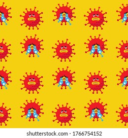 Covid-19 Virus Concept, Advertising, Graphic, Illustration design. art, line, drawing, cartoon,