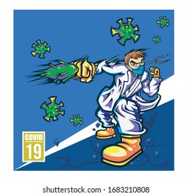 Covid19 virus emergency doctor heros