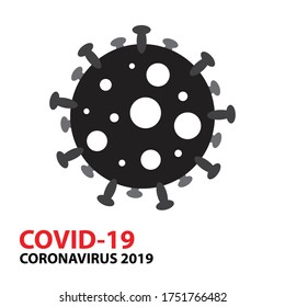 COVID-19 virus icon design. Vector Icon
