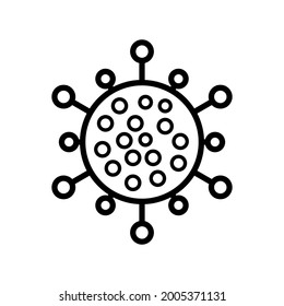 COVID-19 Virus icon vector design template