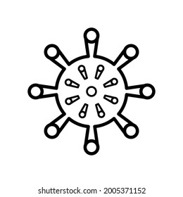 COVID-19 Virus icon vector design template