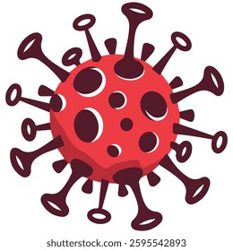 COVID-19 virus icon vector illustration