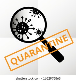 COVID-19 virus pandemic vector icon. Coronavirus protection. News, web article, newspaper infographic, magazine illustration. 2019-nCoV prevention title. Stay at home, quarantine saves health and life
