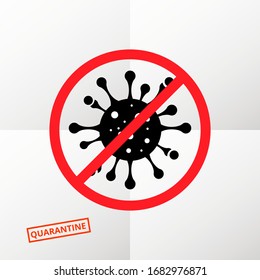 COVID-19 virus pandemic vector icon. Coronavirus protection. News, web article, newspaper infographic, magazine illustration. 2019-nCoV prevention title. Stay at home, quarantine saves health and life