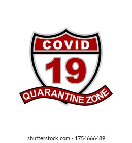 Covid-19 virus strain with shield protect . quarantine from novel coronavirus. pandemic covid-19 coronavirus outbreak. horizontal banner. isometric isolated vector illustration