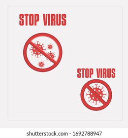 Covid-19 virus vector illustration design