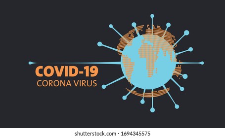 Covid's card with an identity. Set of vectors to represent our fight against the epidemic