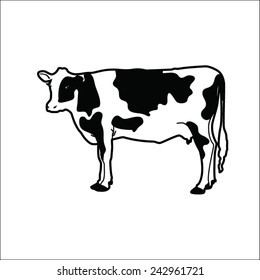 12,695 Cow black and white sketch Images, Stock Photos & Vectors ...