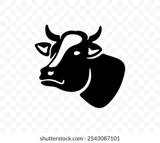 Cow, animal, livestock, cattle breeding and stock raising, graphic design. Livestock breeding, cattle, animal husbandry and husbandry, vector design and illustration