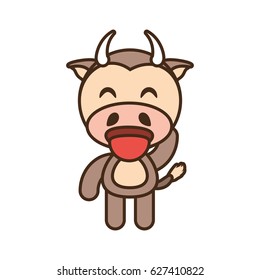cow baby animal funny image