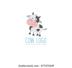 Cow, baby logo