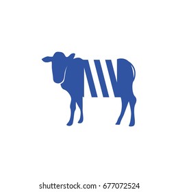 COW BEEF BUTCHER LOGO