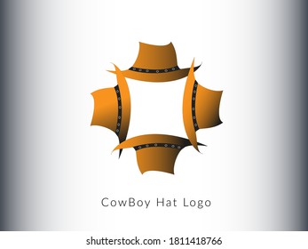 Cow Boy Hat Logo Design