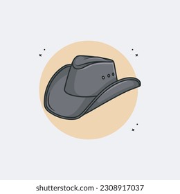 Cow boy hat vector illustration design.