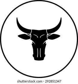 cow or bull head symbol