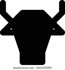 cow or bull icon design