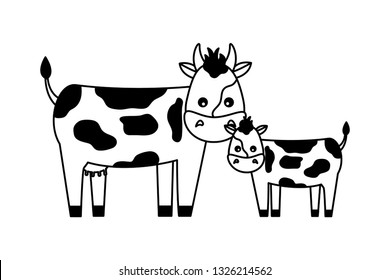 cow and calf