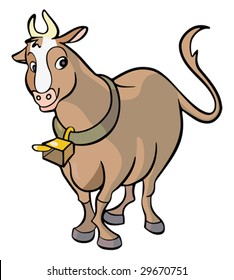 Cow cartoon