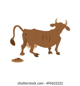 Cow cartoon