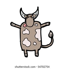 caricatura de vaca