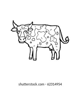 caricatura de vaca