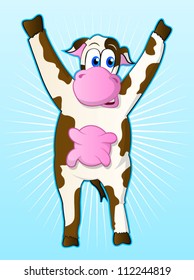 Cow Cartoon Character