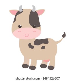 cow cartoon vector design vector illustration
