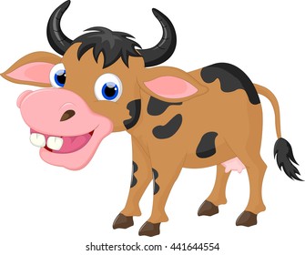 cow cartoon for your design
