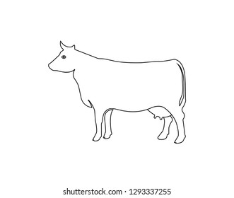 Cow / Cattle icon - Vector 