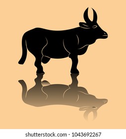 Cow, Cattle silhouette