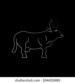 Cow, Cattle silhouette