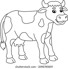 5,007 Cow coloring page Images, Stock Photos & Vectors | Shutterstock