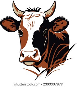 A Cow Cute ,Vector, T-Shirt,Animals