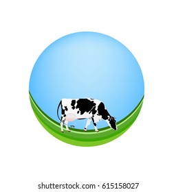 cow dairy.vector illustration