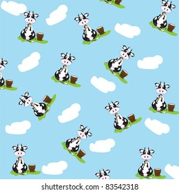 cow design background