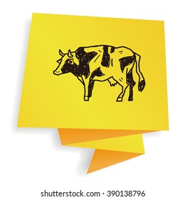 cow doodle