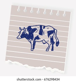 cow doodle