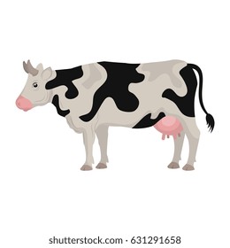 cow farm animal icon